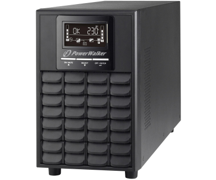 UPS (zasilacz awaryjny) Power Walker ON-LINE (1000VA/1000W, 4x IEC, LCD)